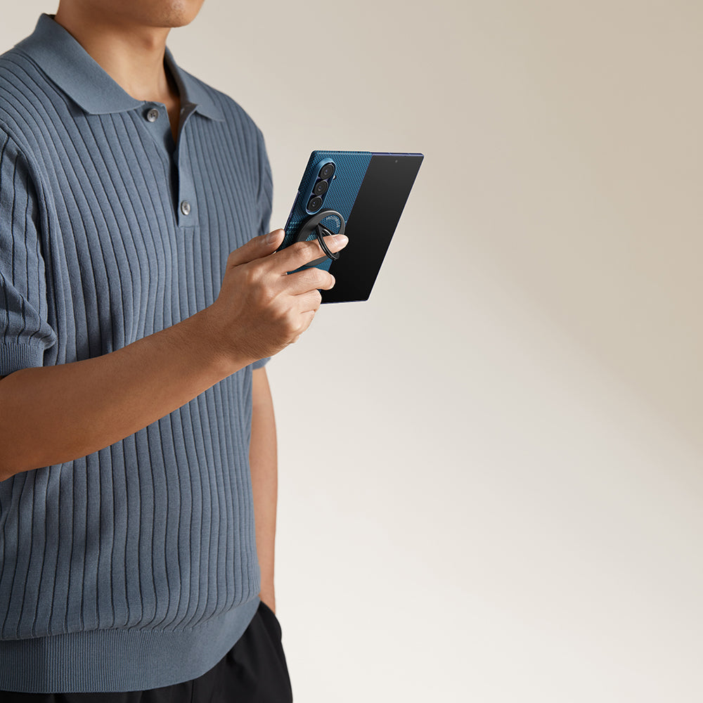 Pitaka Tactile Woven Sunset-Moonrise Serisi Galaxy Z Fold 7 M-safe Aramid Fiber Telefon Kılıfı Pitaka Tactile Woven Sunset-Moonrise Serisi Galaxy Z Fold 7 M-safe Aramid Fiber Telefon Kılıfı
